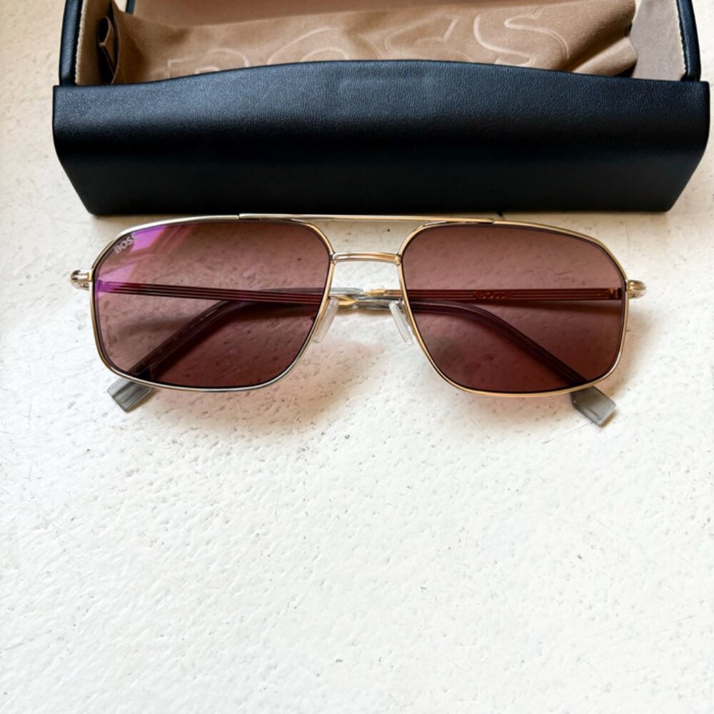 Hugo Boss Aviator Sunglasses 1603/S with Case